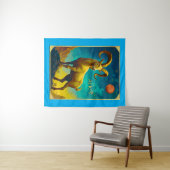 Aries the Ram Zodiac Sign Wandteppich (Beispiel (Horizontal))
