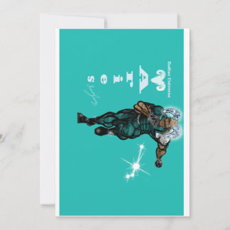 Aries Theme Geburtstagseinladung. Einladung