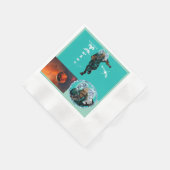 Aries-Themen Geburtstagsfeier Mitgebsel Tischservi Serviette (Ecke)