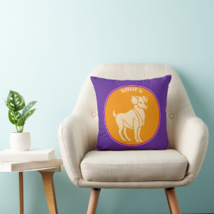 Aries Throw Pillow Kissen