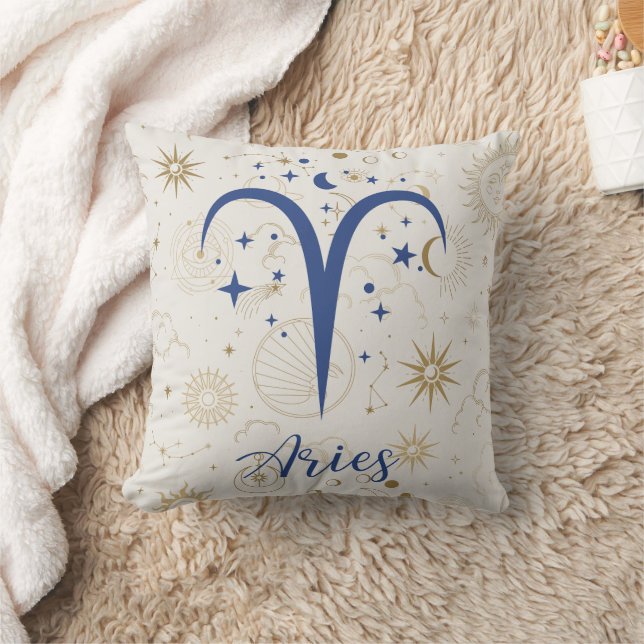 Aries Throw Pillow Kissen (Decke)
