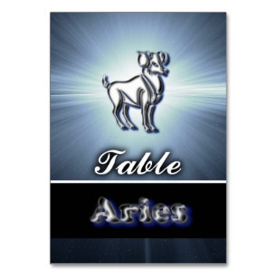 Aries Tischnummer