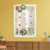 Äries und ein Mann, der Bäume gefällt Leinwanddruck (Insitu (Wohnzimmer))