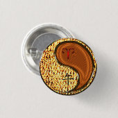 Äries und Holzpferd Button (Vorne & Hinten)