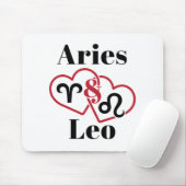 Aries und Leo Paare Zodiac Horoskop Mousepad (Mit Mouse)