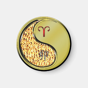 Äries und Metallkaninchen Magnet