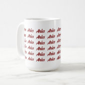 Aries Vibes Kaffeetasse (Vorderseite Links)