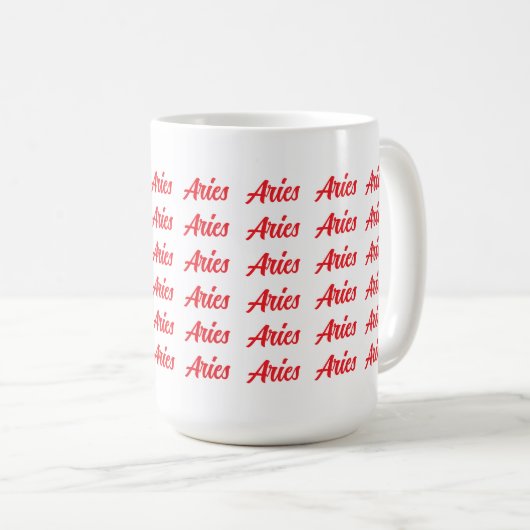 Aries Vibes Kaffeetasse (VorderseiteRechts)