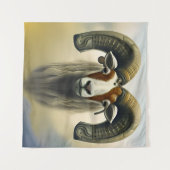 Aries Wandteppich (Vorderseite (Horizontal))