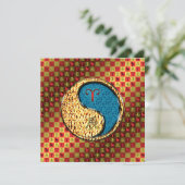 Aries & Water Dragon Karte (Stehend Vorderseite)