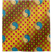 Aries & Water Monkey Duschvorhang (Vorderseite)