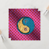 Aries & Water Rooster Karte (Vorderseite/Rückseite Beispiel)