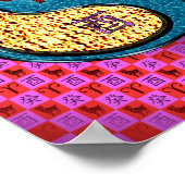 Aries & Water Rooster Poster (Ecke)