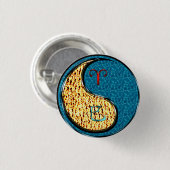 Aries & Water Schlange Button (Vorne & Hinten)