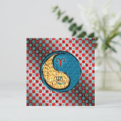 Aries & Water Schlange Karte (Stehend Vorderseite)