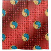 Aries & Water Tiger Duschvorhang (Vorderseite)