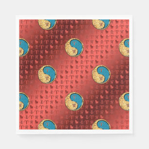 Aries & Water Tiger Serviette