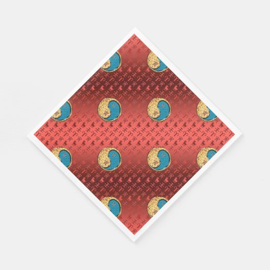 Aries & Water Tiger Serviette (Ecke)