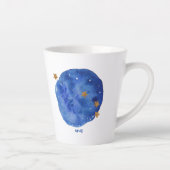 Aries Watercolor Night Sky Constellation Zodiac Milchtasse (Rechts)