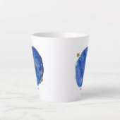 Aries Watercolor Night Sky Constellation Zodiac Milchtasse (Vorderseite)