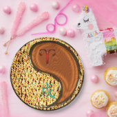 Aries & Wood Dog Pappteller (Party)