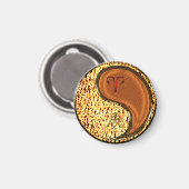 Aries & Wood Dragon Magnet (Vorderseite/Rückseite)