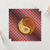 Aries & Wood Rabbit. Karte (Vorderseite/Rückseite Beispiel)