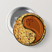 Aries & Wood Rat Button (Vorne & Hinten)