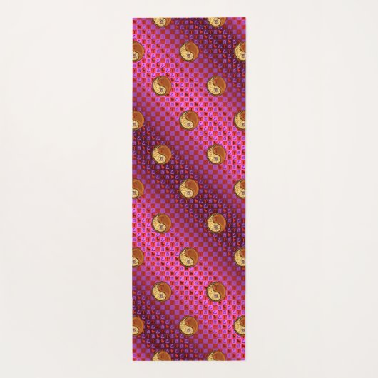 Aries & Wood Rooster Yogamatte (Rückseite)