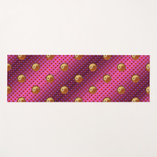 Aries & Wood Rooster Yogamatte (Vorderseite (Horizontal))