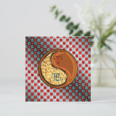 Aries & Wood Snake Karte (Stehend Vorderseite)