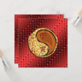 Aries & Wood Tiger Karte (Vorderseite/Rückseite Beispiel)