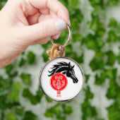 Aries x Custom Year of the Horse 2026 Schlüsselanhänger (Hand)
