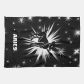 Aries-Zeichen Geschirrtuch (Horizontal)