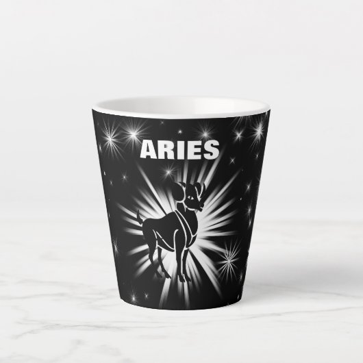 Aries-Zeichen Milchtasse (Vorderseite)