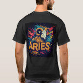 Aries-Zeichen T-Shirt (Rückseite)