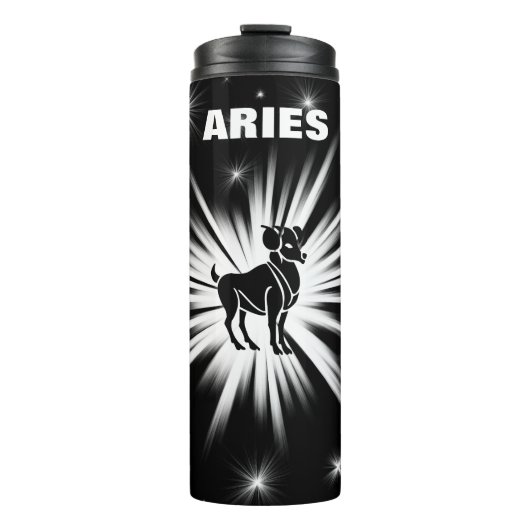 Aries-Zeichen Thermosbecher (Vorderseite)