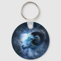 Aries Zodiac Astrologie Signieren Blauer Ram