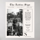 Aries | Zodiac Astrology Foto Newspapier Poster (Vorne)