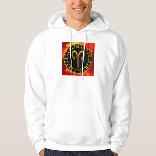ARIES ZODIAC BIRTHDAY JEWEL HOODIE (Vorderseite)
