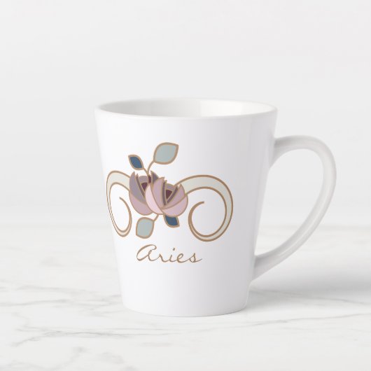 Aries Zodiac Boho Tasse (Rechts)