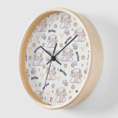 Aries Zodiac Charm Pattern Heroischer Bunny Uhr (Winkel)