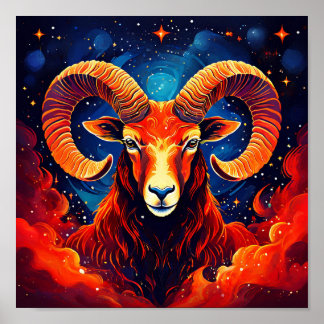 Aries Zodiac Collection Poster