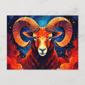 Aries Zodiac Collection Postkarte (Vorderseite)