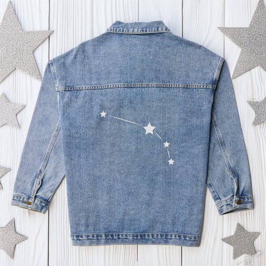 Aries Zodiac Constellation Jeansjacke