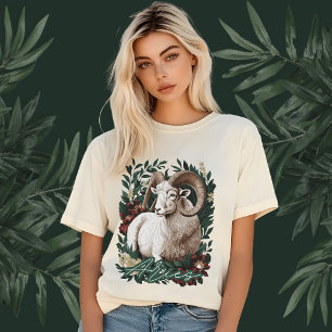 Aries Zodiac, Erdteone, Botanische Astrologie T-Shirt