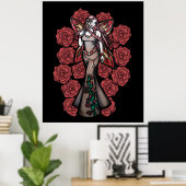 Aries Zodiac Fairy Goddess Astrologie Fairies Poster (Heimbüro)