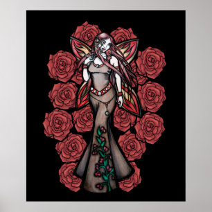 Aries Zodiac Fairy Goddess Astrologie Fairies Poster