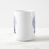 Aries Zodiac Feminine Blue Design Kaffeetasse (Mittel)