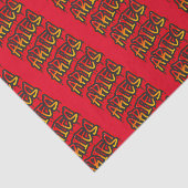 ARIES Zodiac Fire Sign Red Driving Art Party Seidenpapier (Ausschnitt)